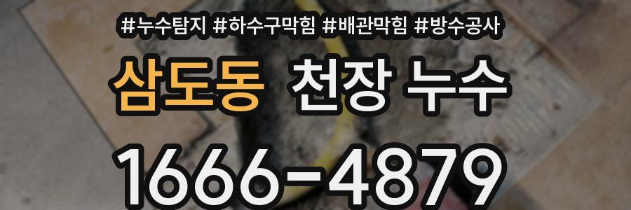 삼도동 천장 누수