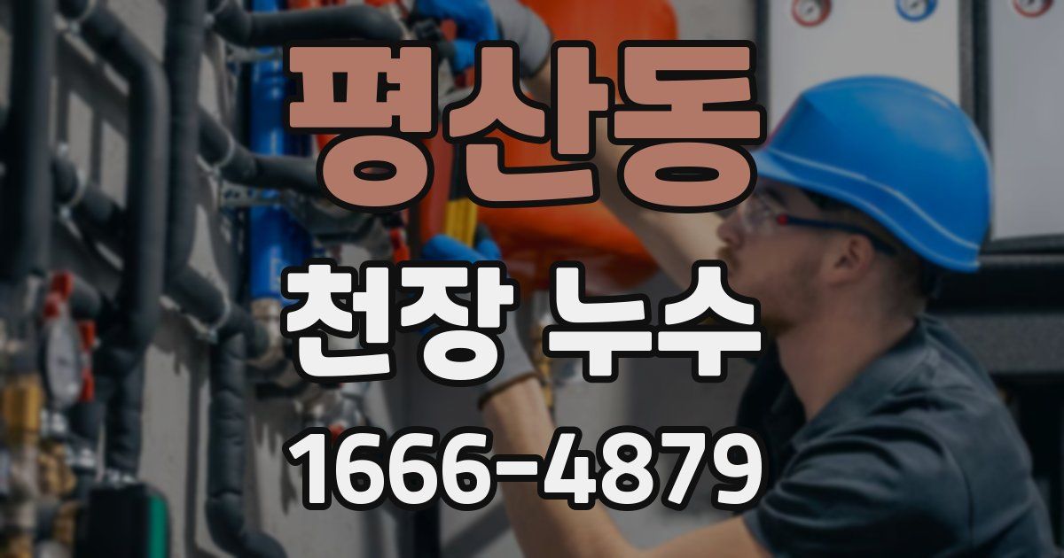 평산동 천장 누수