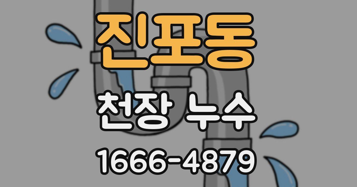 진포동 천장 누수