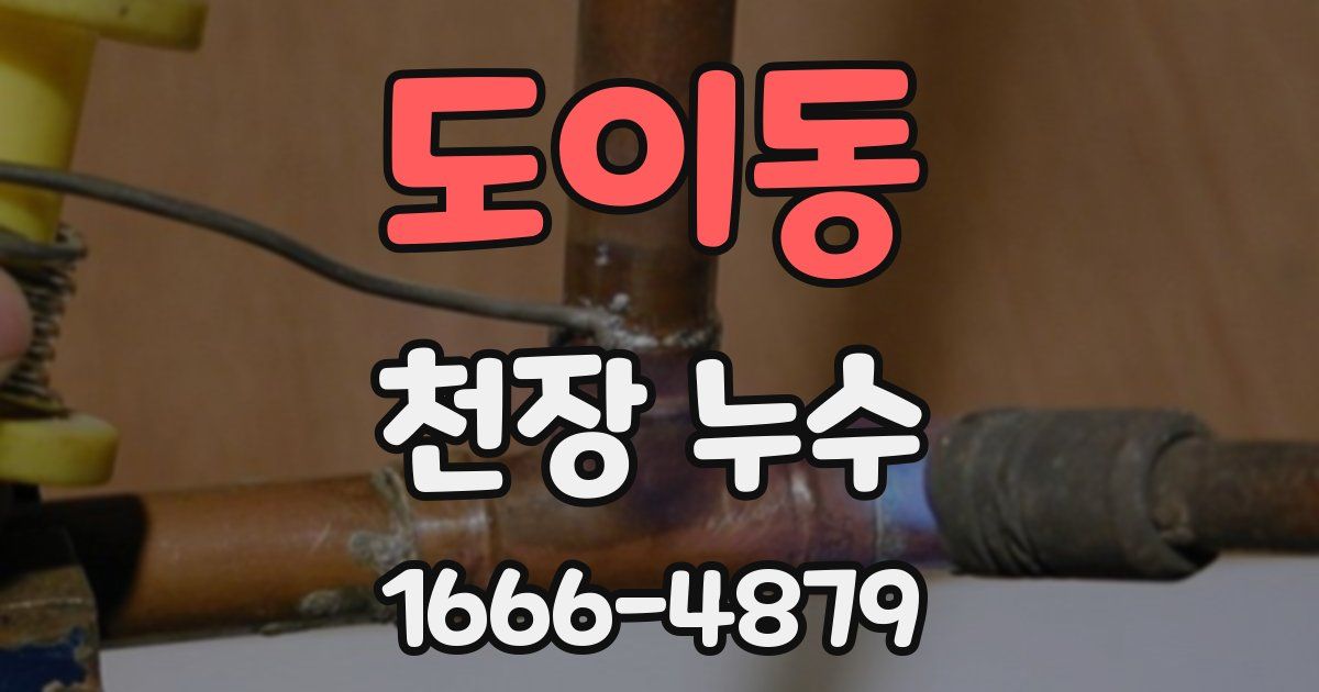 도이동 천장 누수