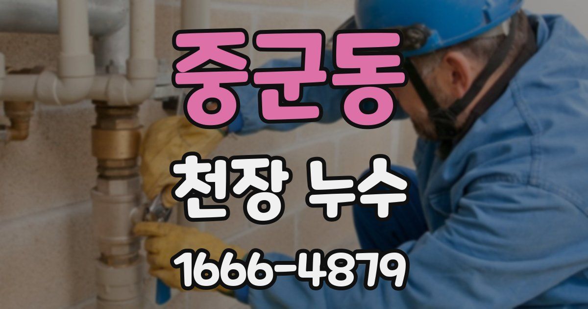 중군동 천장 누수