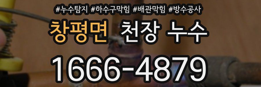창평면 천장 누수