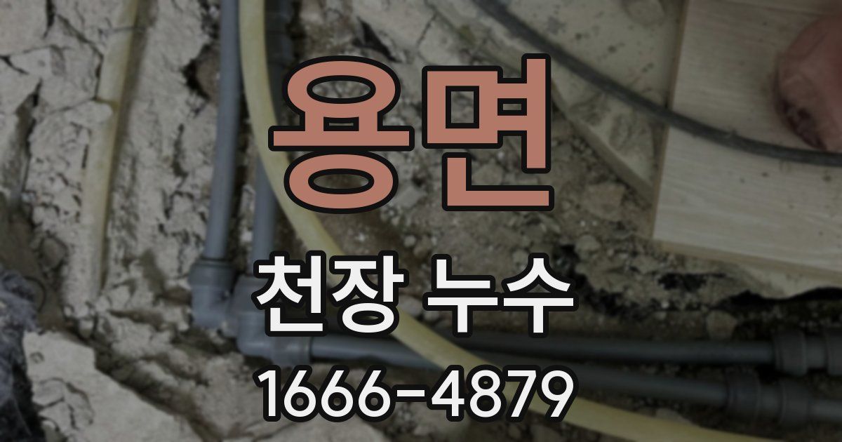 용면 천장 누수