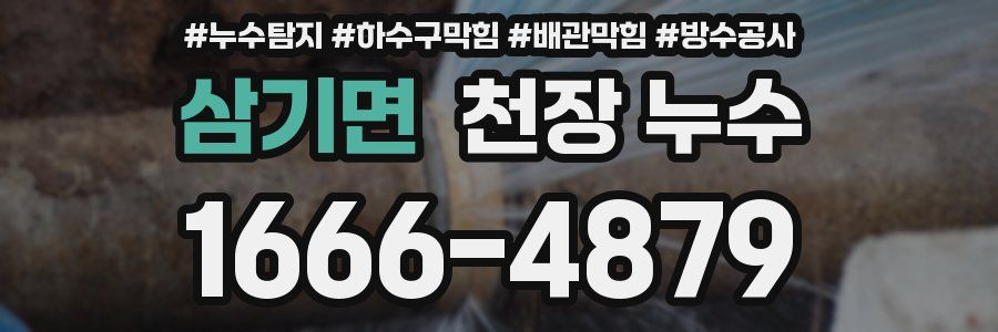 삼기면 천장 누수