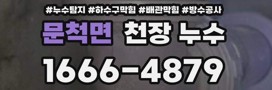 문척면 천장 누수