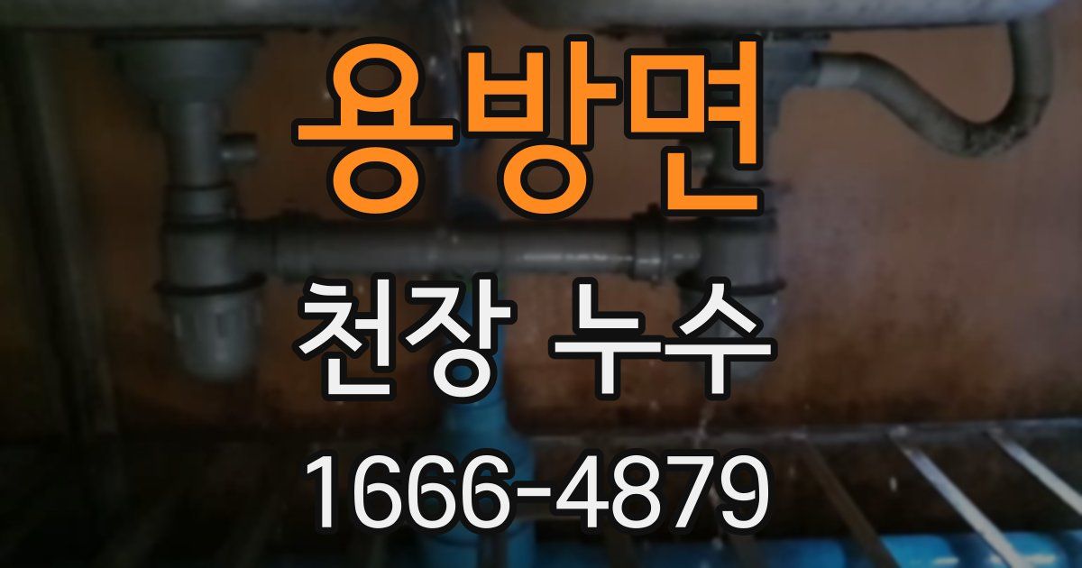 용방면 천장 누수