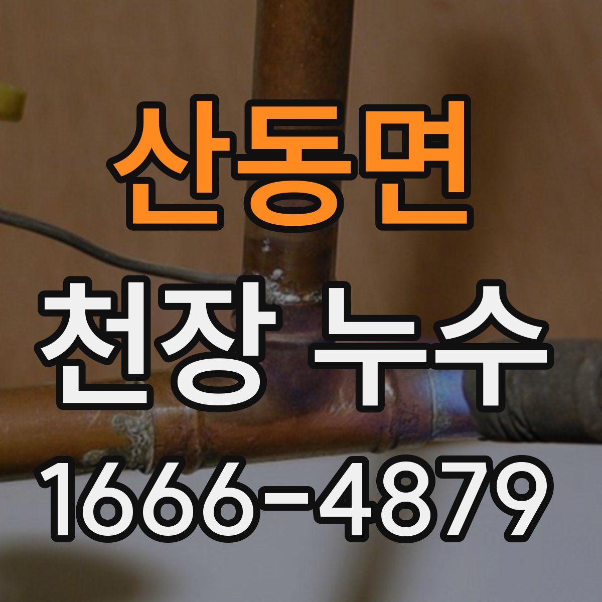 산동면 천장 누수
