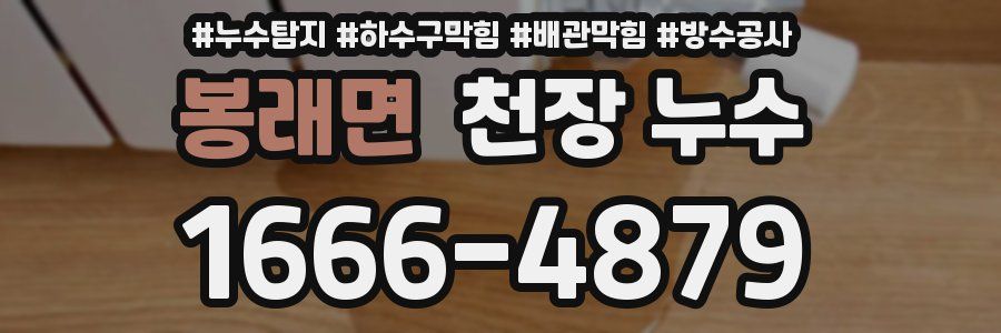 봉래면 천장 누수