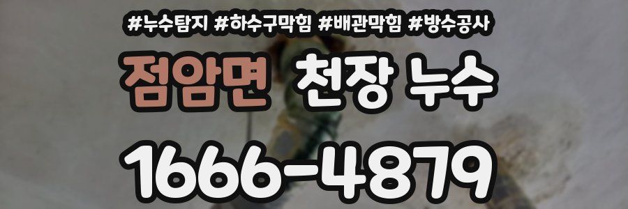 점암면 천장 누수