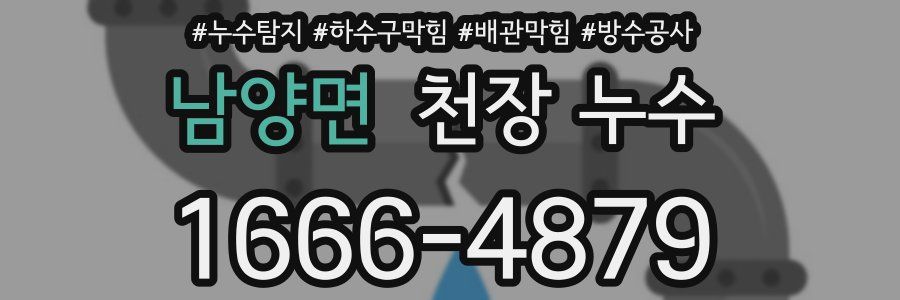 남양면 천장 누수