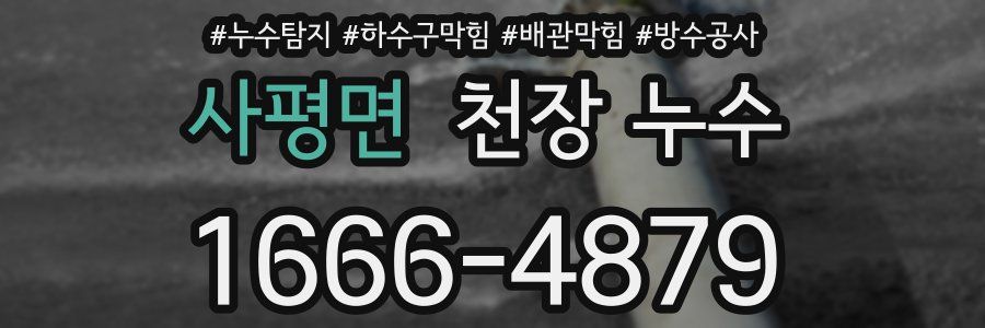 사평면 천장 누수