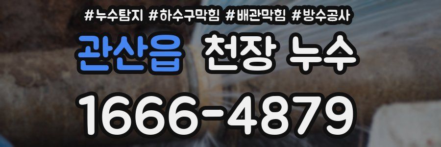 관산읍 천장 누수