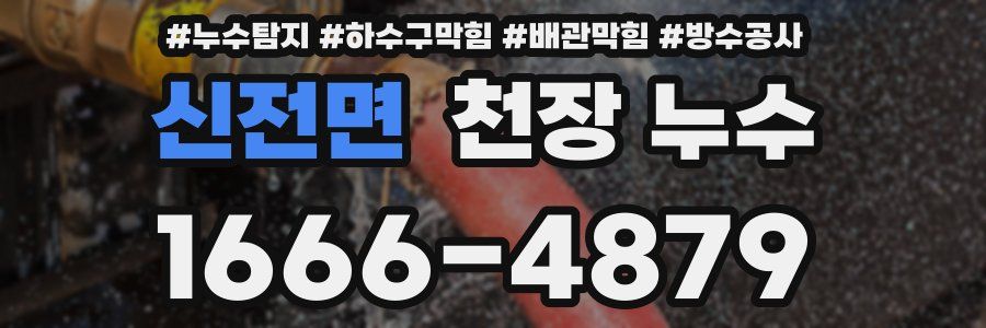 신전면 천장 누수