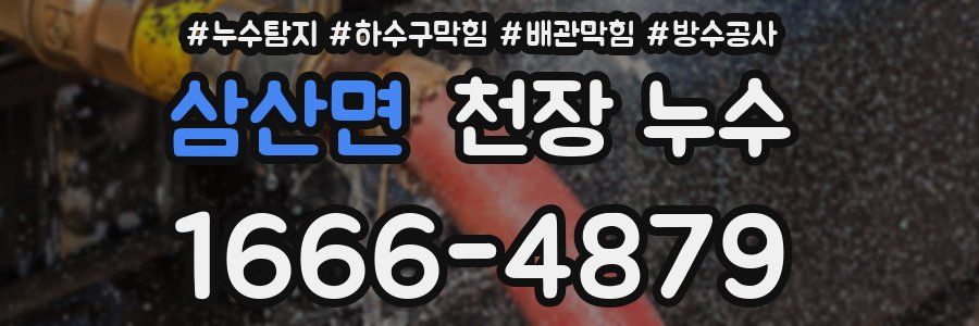 삼산면 천장 누수