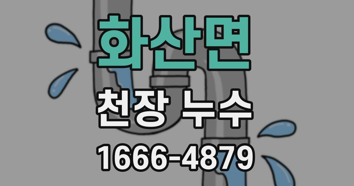 화산면 천장 누수