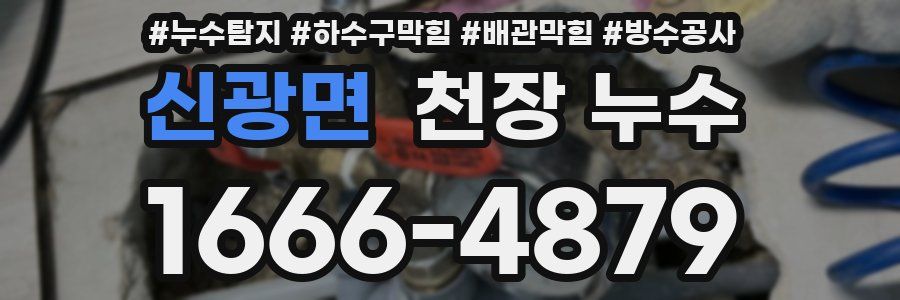 신광면 천장 누수