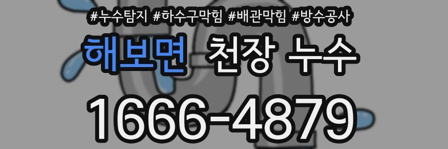 해보면 천장 누수