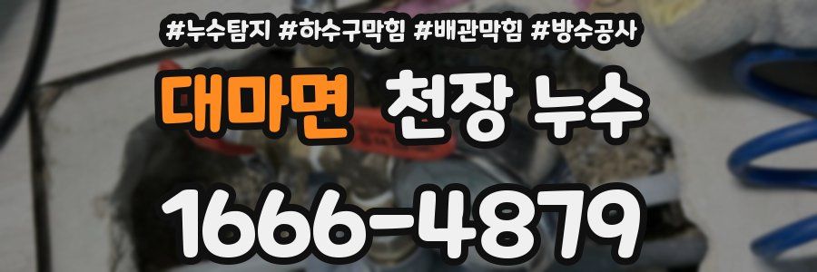 대마면 천장 누수