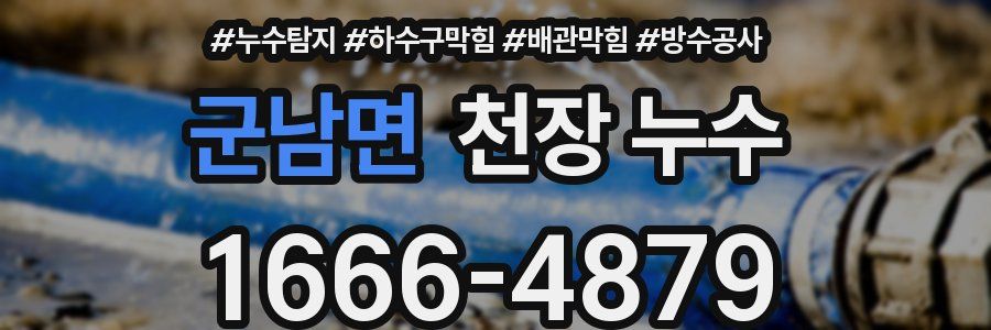 군남면 천장 누수