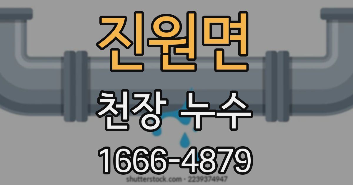 진원면 천장 누수