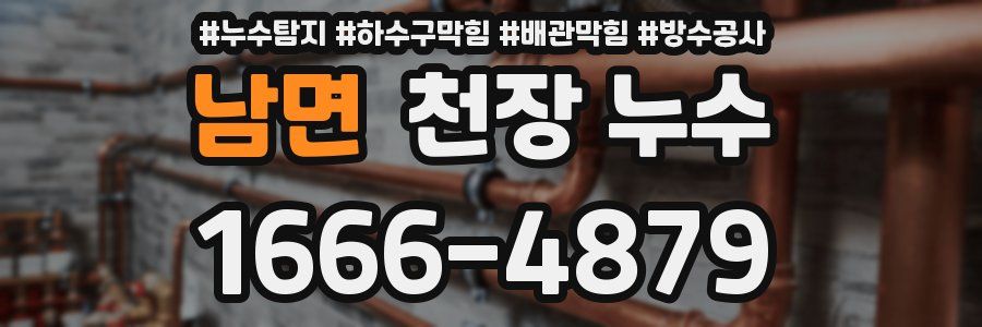 남면 천장 누수