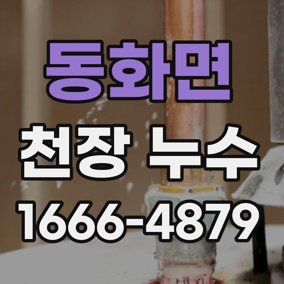 동화면 천장 누수