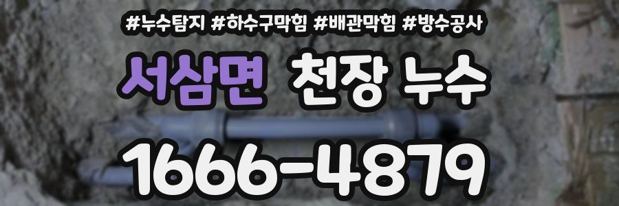서삼면 천장 누수