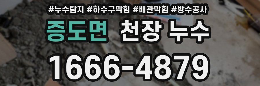 증도면 천장 누수