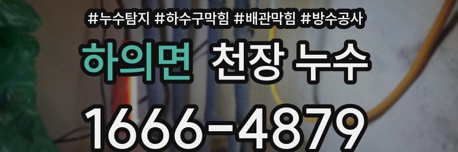 하의면 천장 누수