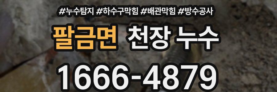팔금면 천장 누수