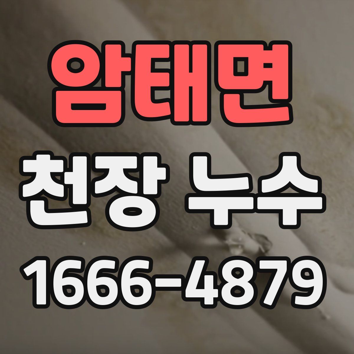 암태면 천장 누수