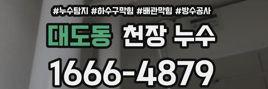 대도동 천장 누수