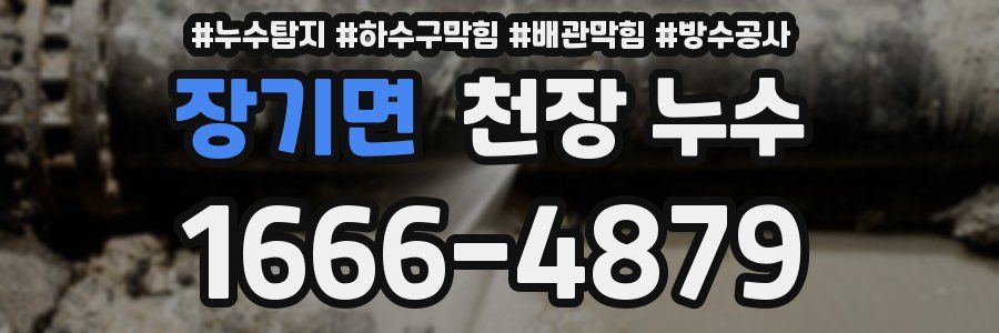 장기면 천장 누수