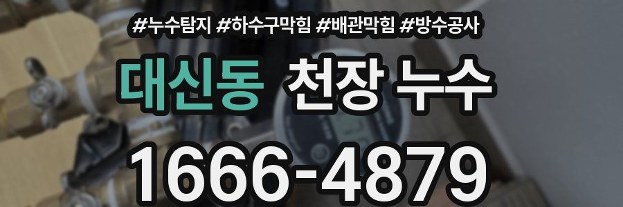 대신동 천장 누수