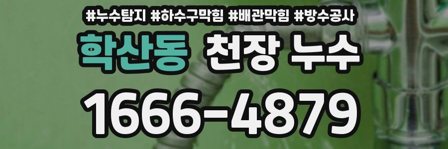 학산동 천장 누수