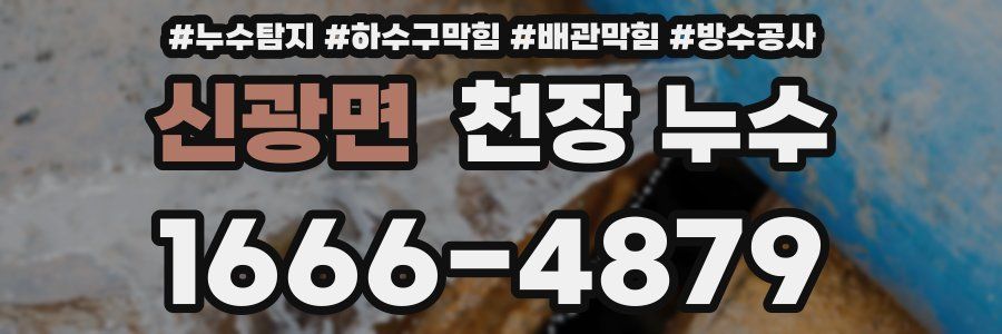 신광면 천장 누수