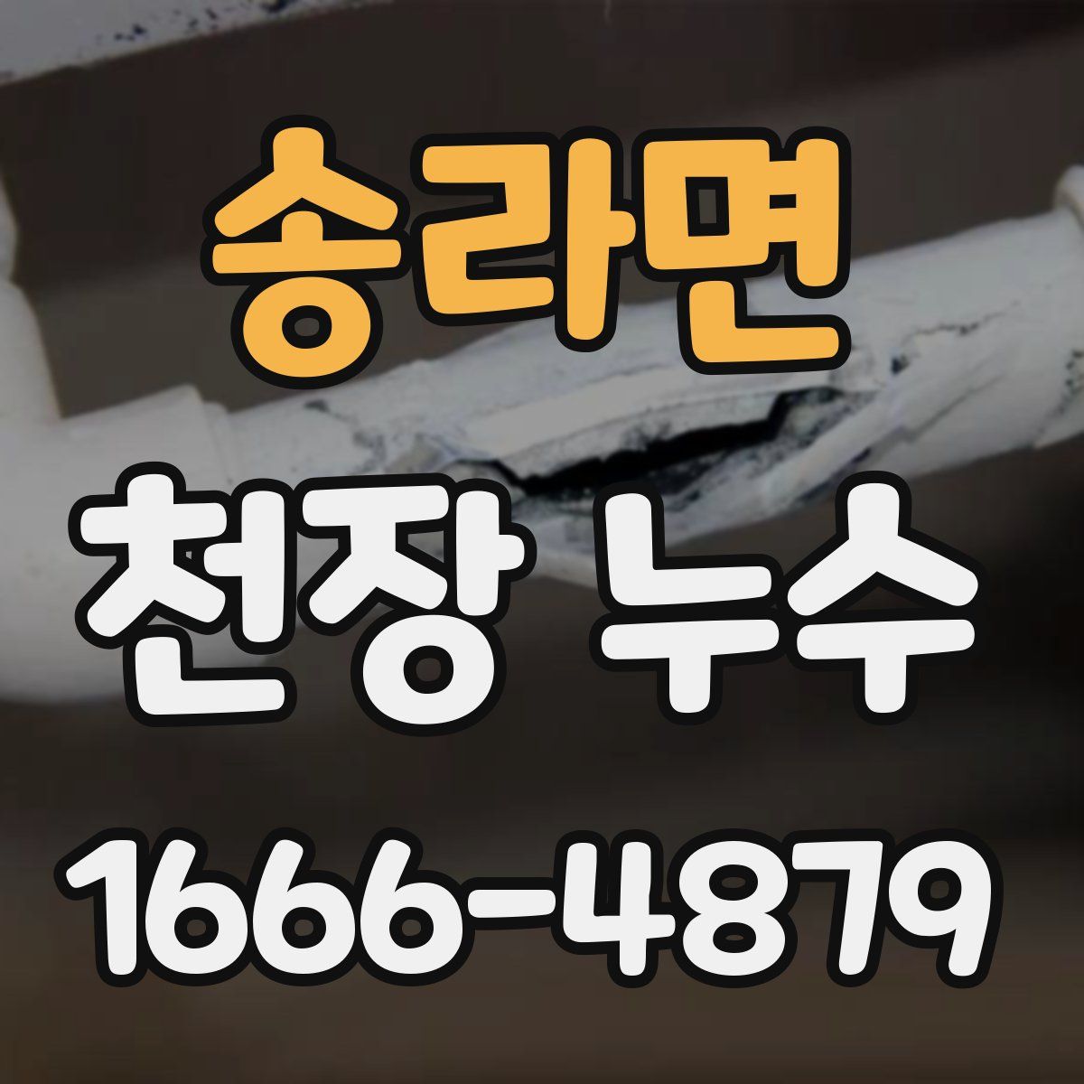 송라면 천장 누수