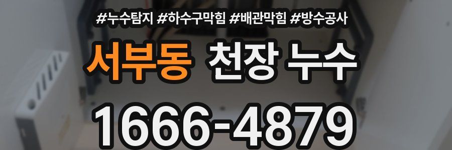 서부동 천장 누수