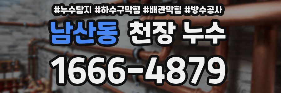 남산동 천장 누수