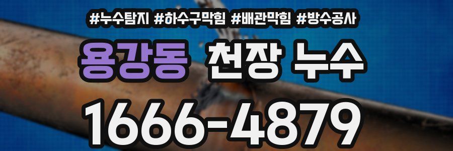 용강동 천장 누수