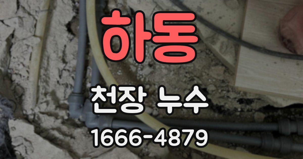 하동 천장 누수