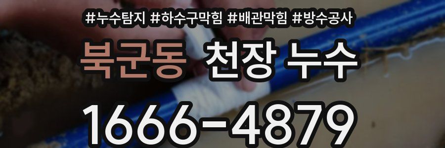 북군동 천장 누수