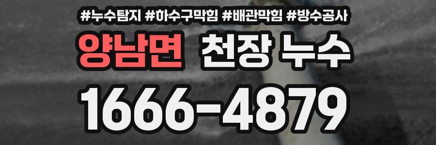 양남면 천장 누수