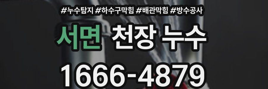 서면 천장 누수