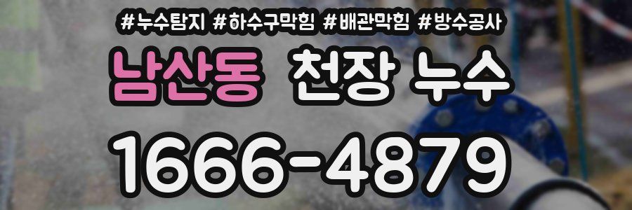 남산동 천장 누수