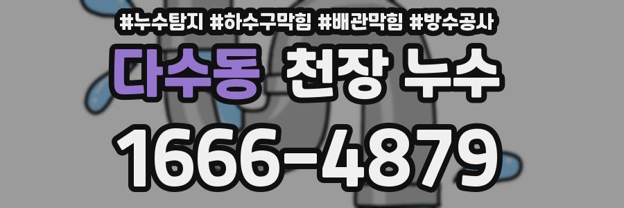 다수동 천장 누수
