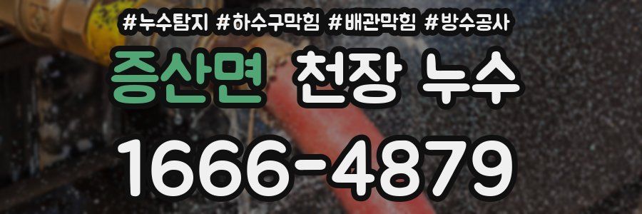증산면 천장 누수