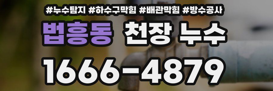 법흥동 천장 누수
