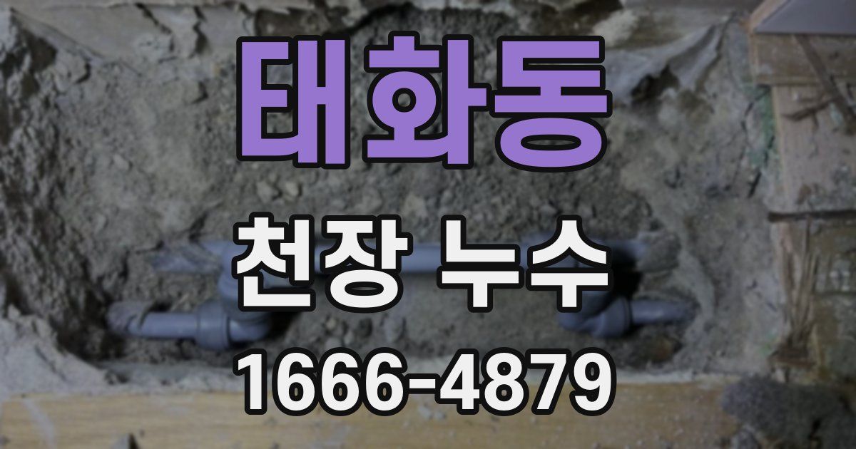 태화동 천장 누수