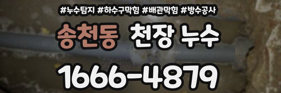 송천동 천장 누수